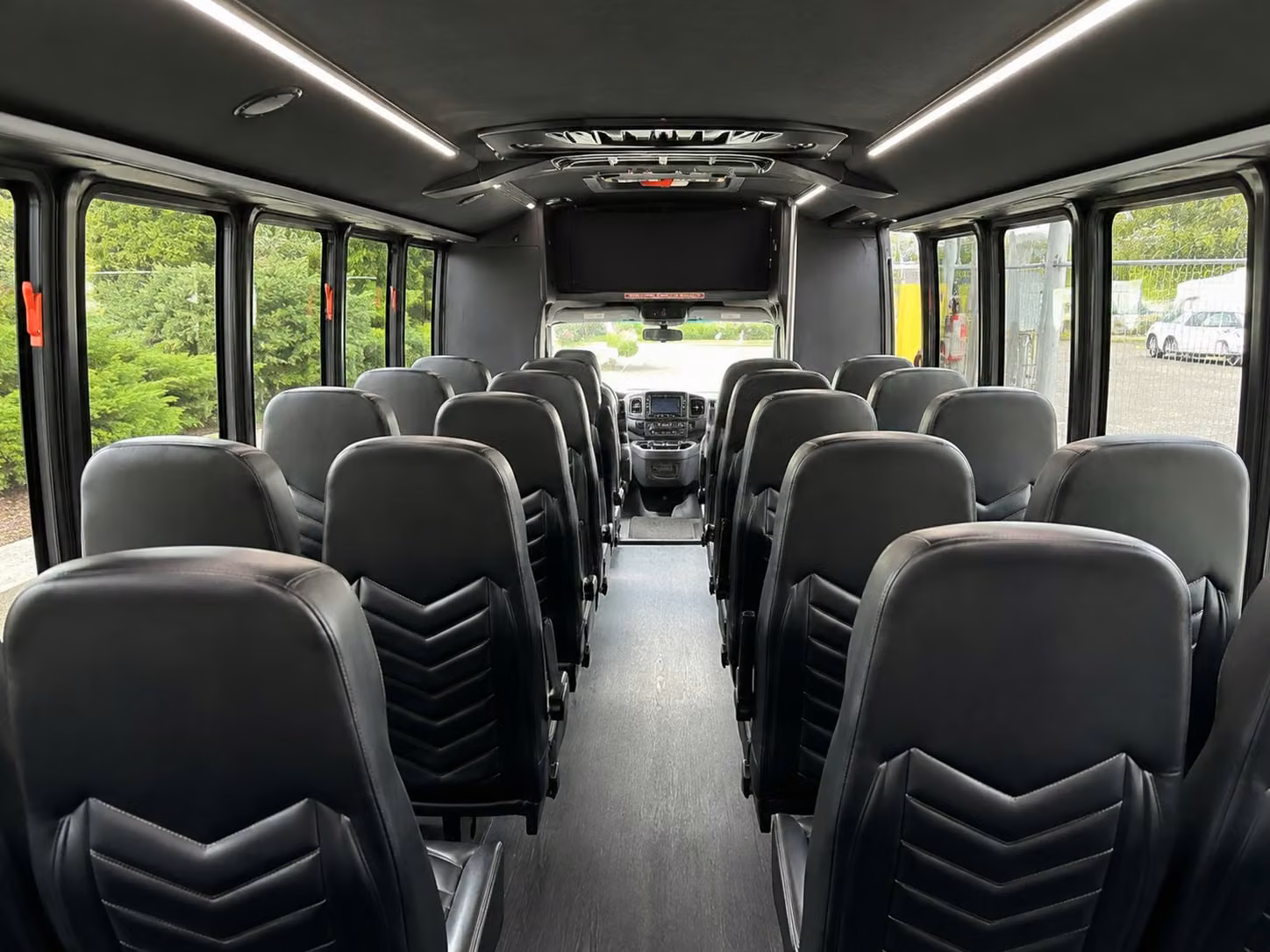 18 passenger minibus inside