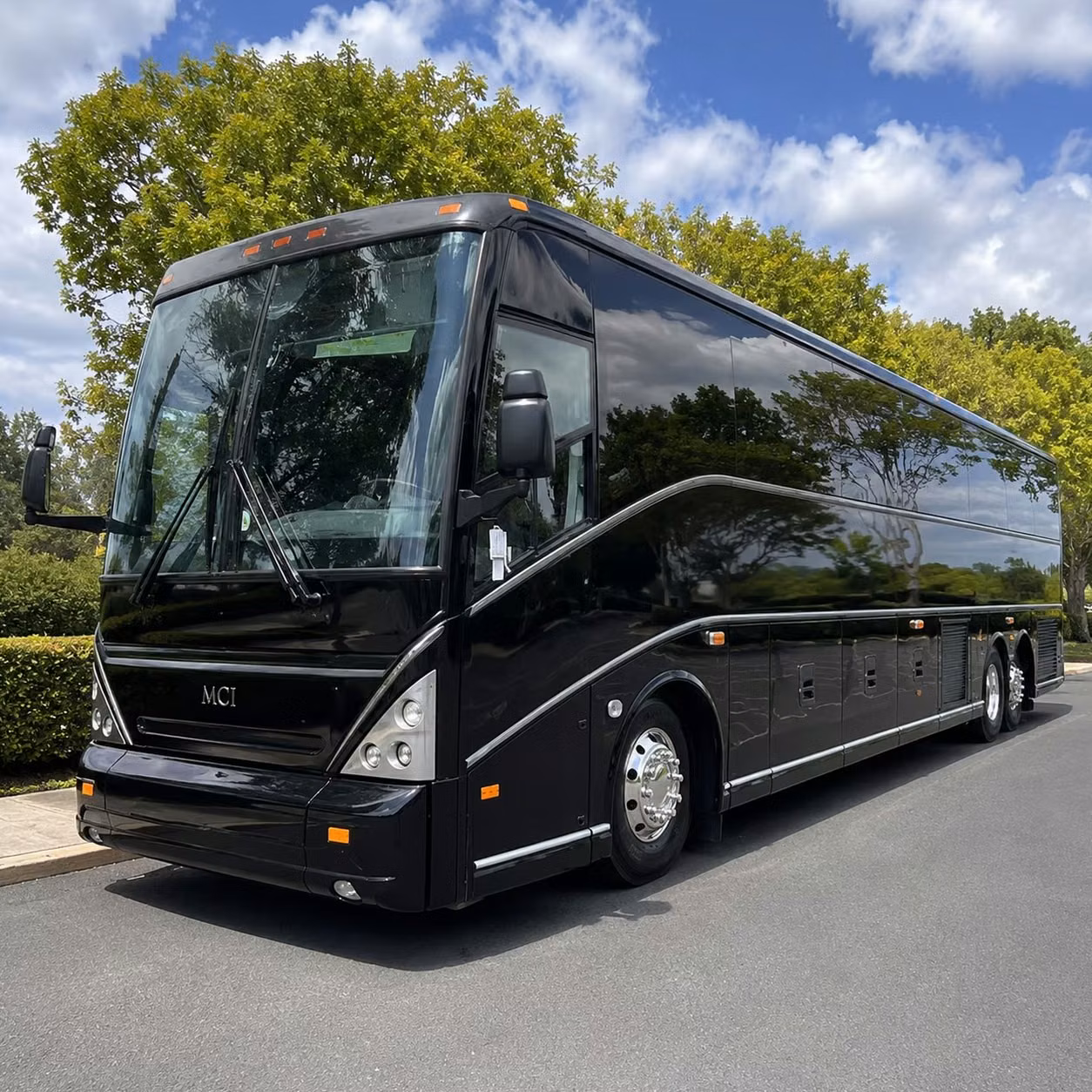 one charter bus for the whole group to hard rock stadium concerts